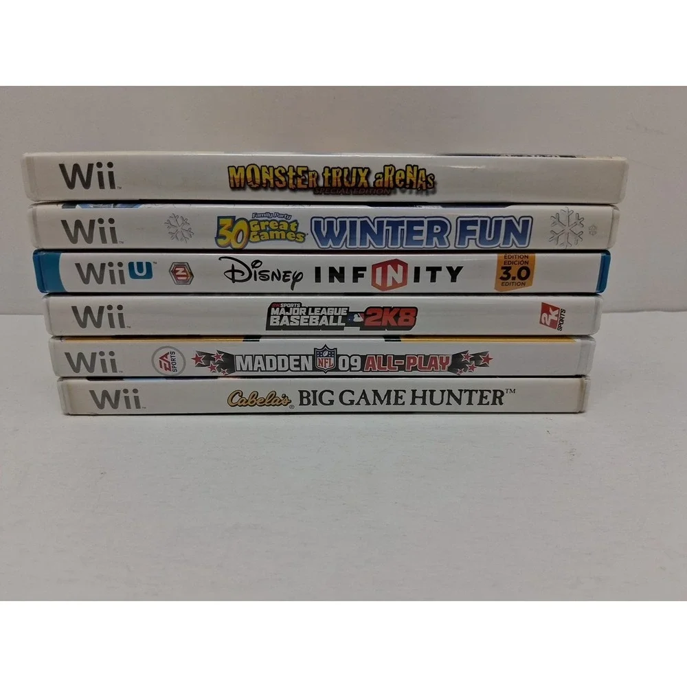 Wii Games Lot Of 6 Used Good Condition